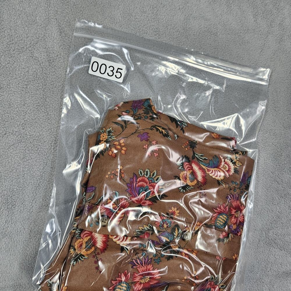 VTG White Stag Shirt Women XL Western Multicolor Floral Button Down LS Blouse - Picture 11 of 11